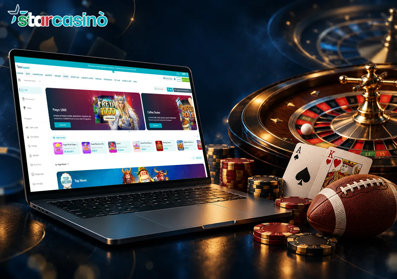 Le offerte casino sul laptop si affiancano a roulette, dadi e pallone